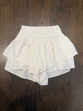 Girls XS OFFLINE White pleated athletic skirt